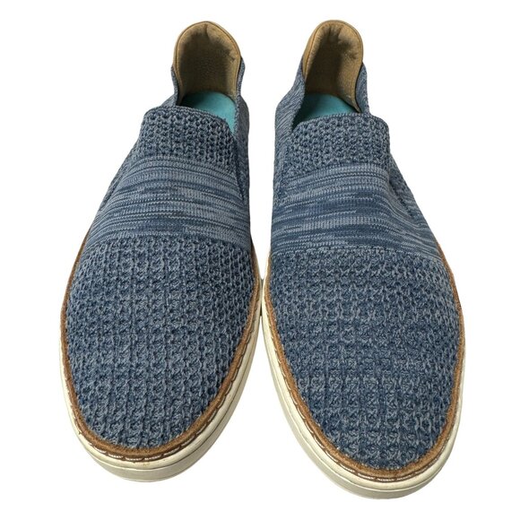 UGG Sammy Knit Slip-on Sneakers Womens 10 Heather Blue Comfort Loafers 1092779 - Picture 2 of 15